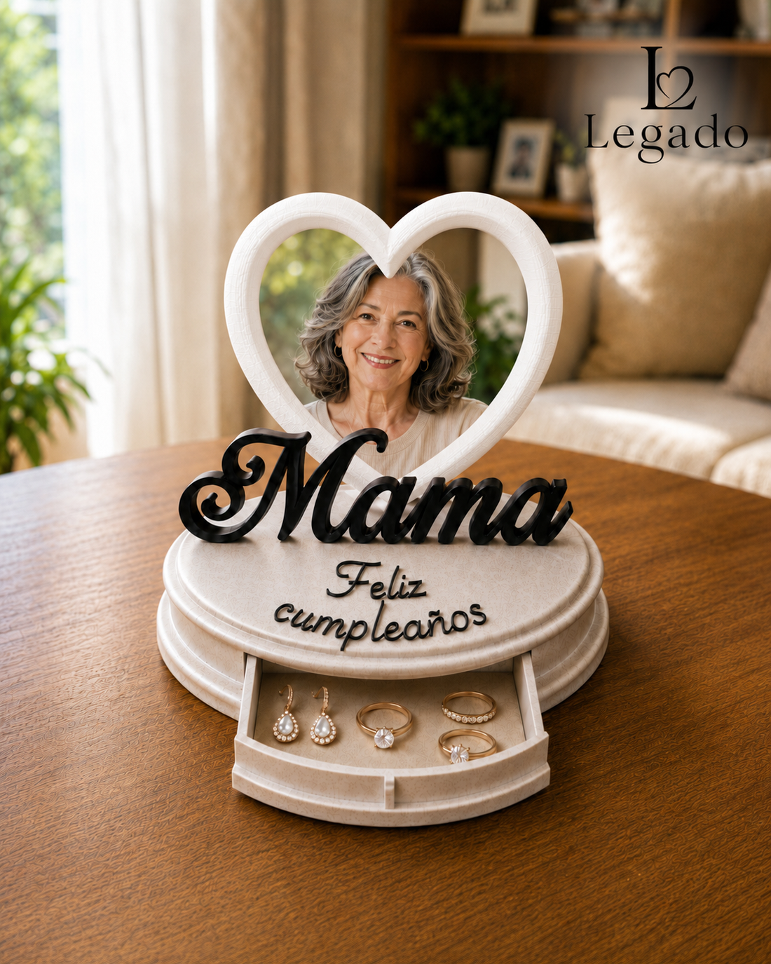 Joyero Legado personalizado, regalo para mamá