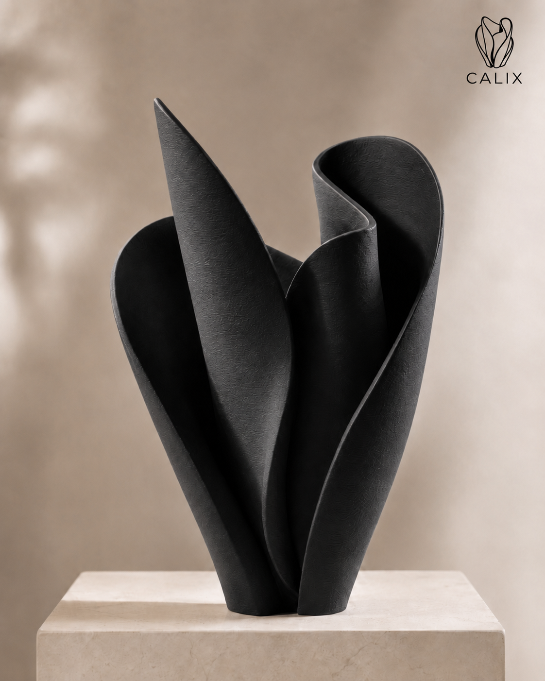 CALIX — Jarrón Escultórico de Líneas Orgánicas