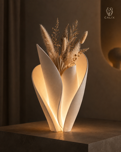 Lámpara CALIX LAMP detalle de iluminación LED