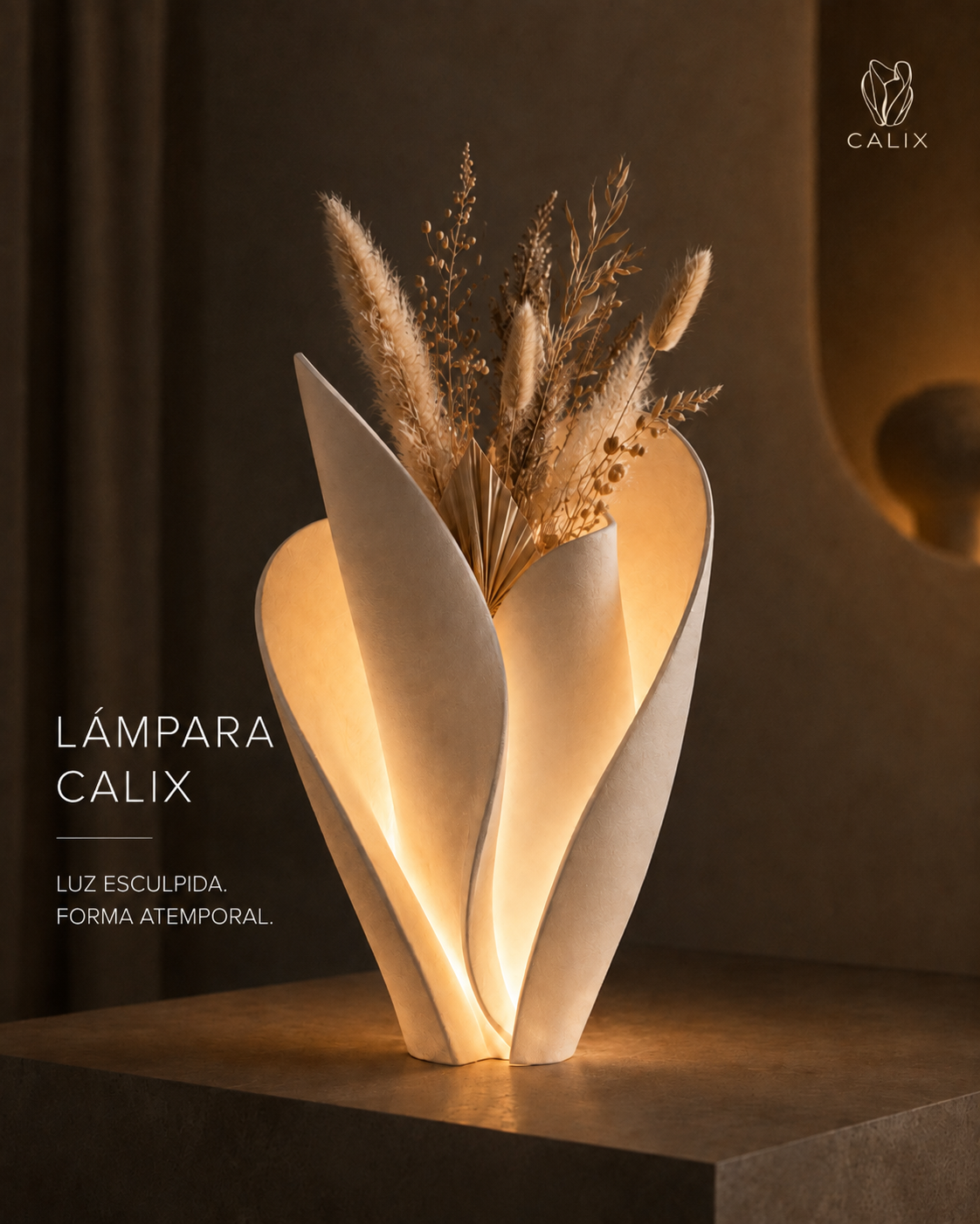 Especificaciones técnicas Lámpara CALIX LAMP en español